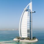 dubai, burj al arab, hotel, beach, paradise, nature, costa, tourism, business, modern architecture, canvas, building, skyscraper